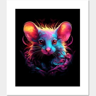 Neon rodent #15 Posters and Art